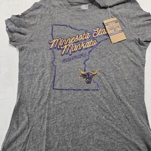 Rivalry Threads Gray Minnesota State Mankato Tee